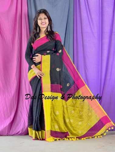 Ethnic Linen Saree