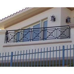 Black Ss Balcony Railing Grill