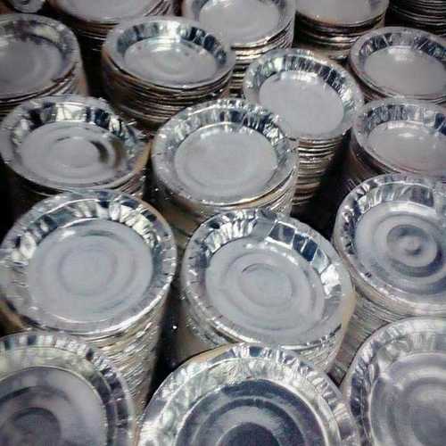 Disposable Silver Paper Plate