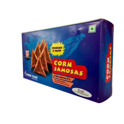 Frozen Corn Samosa - 360 g. Packet, Crunchy and Tasty, No Preservatives, 12 Pieces Per Pack, 12-Month Shelf Life