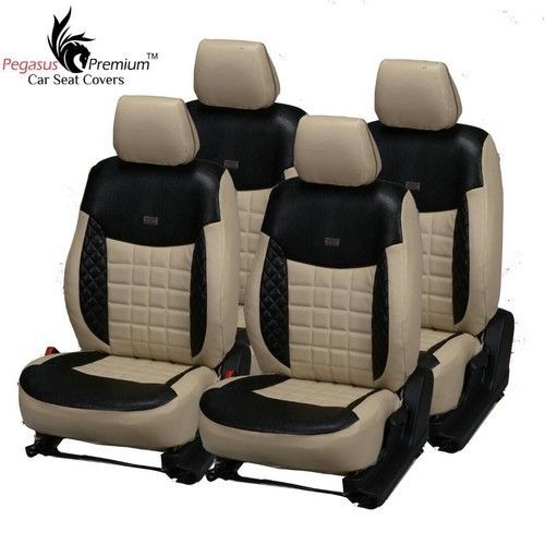 Pegasus Premium Leatherette Car Seat Cover (Black and Silver Color) at Rs  7999/set, Ramesh Nagar, Delhi