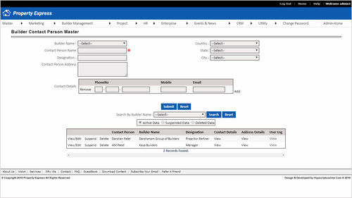 Real Estate Property Management ERP