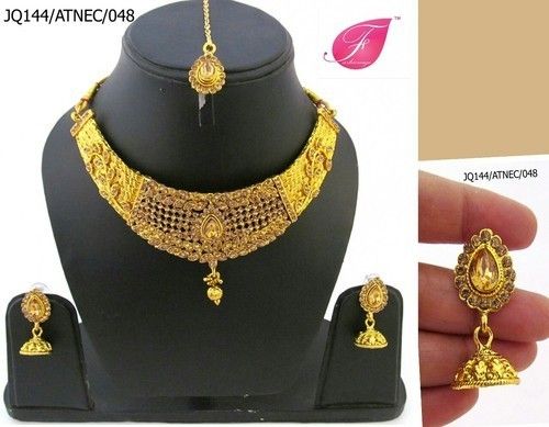 Designer Gold Necklace Set