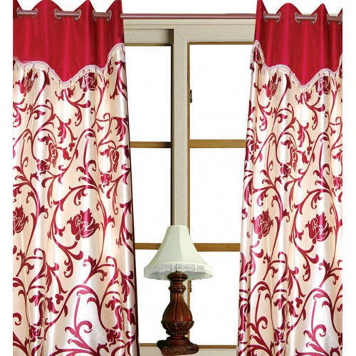 Polyester Floral Curtain