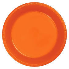 Round Shape Plastic Plates