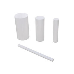 Glass Filled PTFE Rod - 15-25mm Diameter, 2.25-2.4g/cm3 Specific Gravity, 58-60 Shore D Hardness, Greater Than 180% Elongation, 31 MPa Tensile Strength, Premium Quality PTFE Material