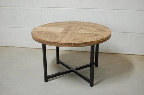 Round Industrial Coffee Table