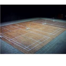 Teak Badminton Court Flooring Service