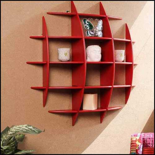 Handcrafted Wooden Books Rack