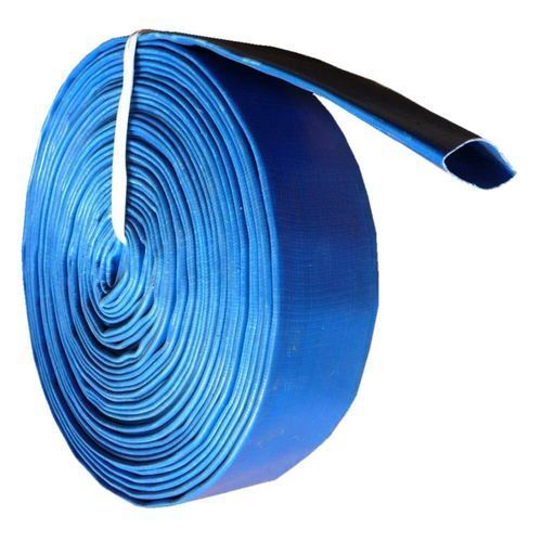 Braided Hose Pipe - 12m-20m Length, PVC Material, Blue Color | Corrosion and Chemical Resistant, Smooth Finishing, Minimal Maintenance