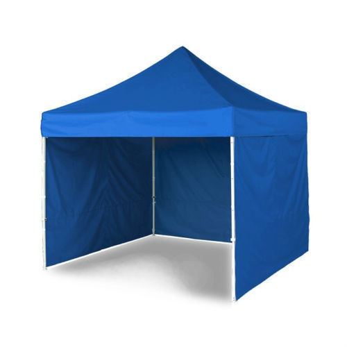 Plain Blue Display Tent