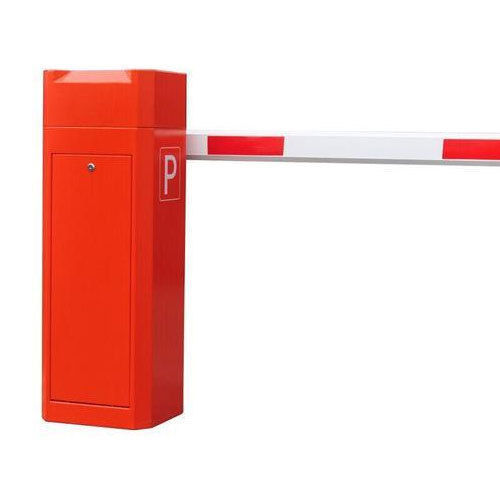 Automatic Parking Boom Barrier - Iron Material, 6 Mtr Size, Yellow Color | Enhanced Quality With Automatic Operation