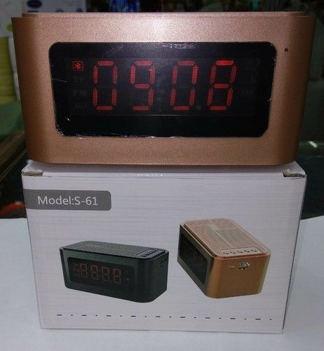 Bluetooth Speaker with Alarm Clock