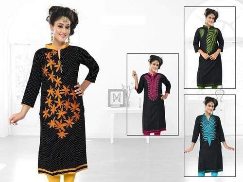 Brand New Ladies Cotton Kurtis Bust Size: 40 To 45 Inch (In)