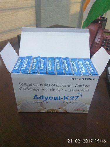 Tablets Calcium Carbonate Calcitrol Vit K2-7 Folic Acid