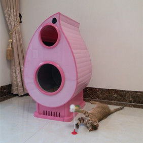 White/Pink/Grey Self Cleaning Electronic Cat Toilet