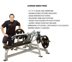 Gym Leverage Bench Press
