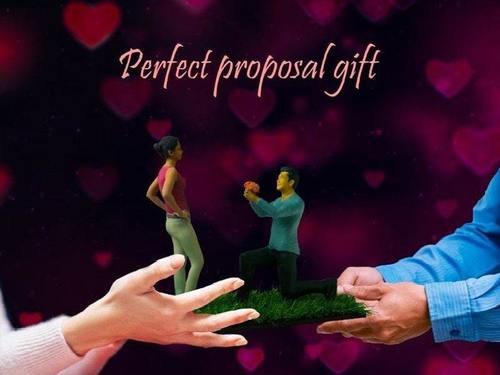 3d Couple Miniature For Valentines Day