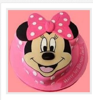 Mickey Mouse Face Cake 1.5 kg