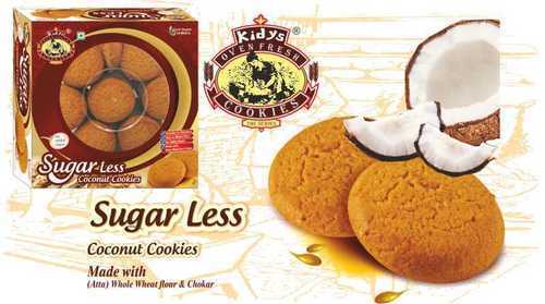Sugar Less Coconut Cookies