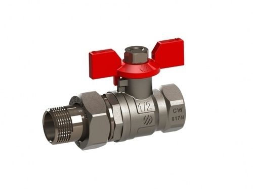 Female Coupling Butterfly Handle Ball Valve