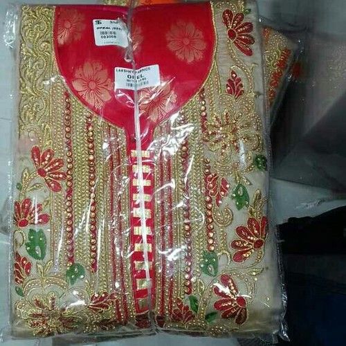 Breathable Ladies Embroidered Salwar Kameez