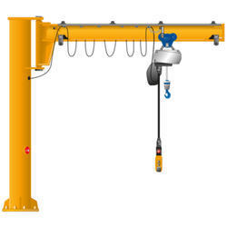 Pillar Mounted Jib Crane - Rated Load Capacity 1-10 Ton, Cantilever Length 2.5-8 m, Smooth Rotation Speed 0.75 r/min 