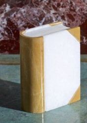 Marble Book Paper Weight