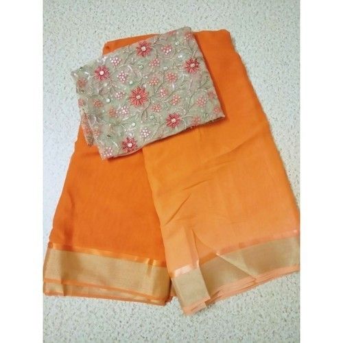 Pure Chiffon Double Shaded Saree