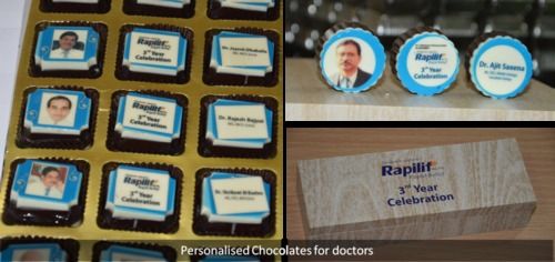 Customised Chocolates With Doctor Pics