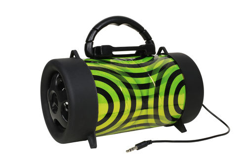 Dholki Speaker With Aux Cable Battery Backup: Upto 3 Hours