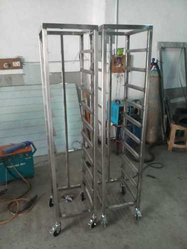 Display Rack With Trolley