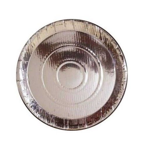 Silver Paper Disposable Plate