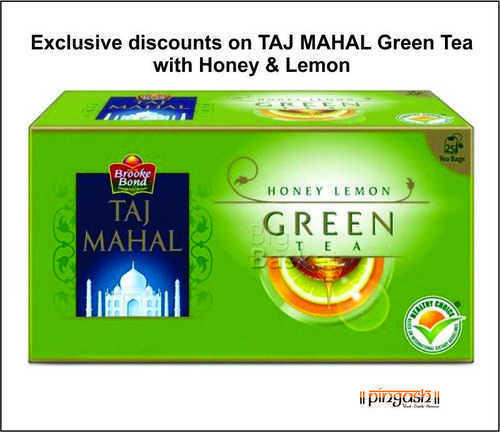 Taj Mahal Green Tea With lemon