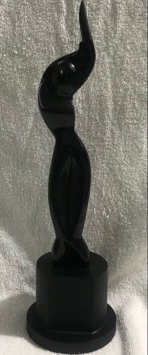 Black Color Lady Trophy