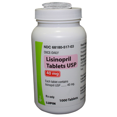 Lisinopril - Lisinopril Manufacturer, Supplier & Exporter