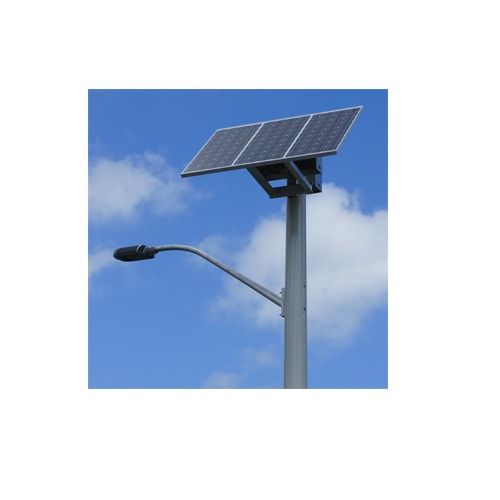 Solar Street Light Pole - Zero Discharge Galvanized Material, 3-9 Meters Height | Includes Battery Box & Solar Panel Structure, Custom Decorative Bracket Arrangements