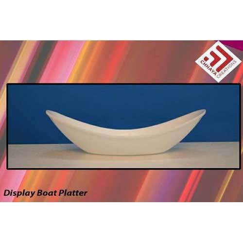 Acrylic Boat Shape Platter