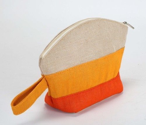 Juco And Dyed Jute Jewelry Pouch