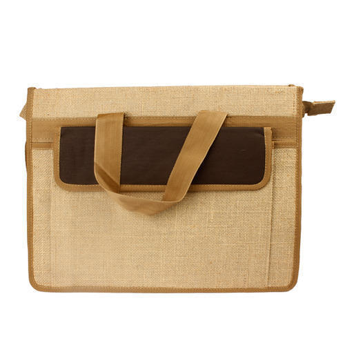 Plain Jute Office Bag