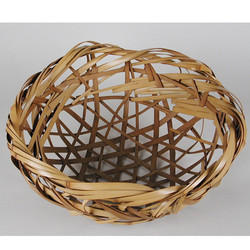 Round Bamboo Japanese Basket