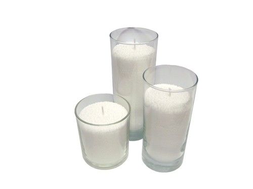 Granulated Palm Wax Candle With A Cotton Wicks Without Aroma