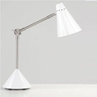 White Metal Body Table Lamp