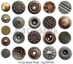 Alloy, Brass And Steel Jeans Buttons