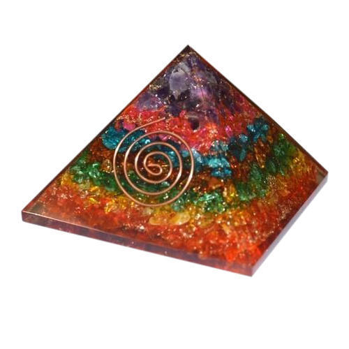 Red Crystal Chakra Orgone Pyramid