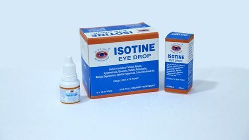 Isotine Eye Drop Recommended For: Cataract