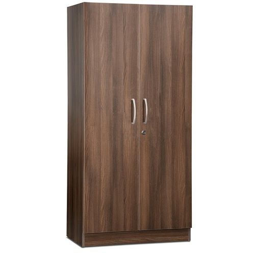 Brown & Custom Polished Finish Wooden Wardrobe