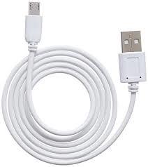 White USB Data Cable - High-Speed Transfer Rate 480 Mbps to 5 Gbps | Excellent Length and Performance for Multi-Device Connection