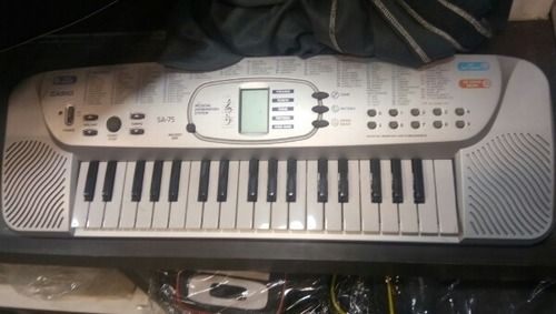 White Electronic Automatic Musical Keyboard