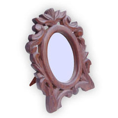 Wood Wooden Photo Frame (Round Shape)